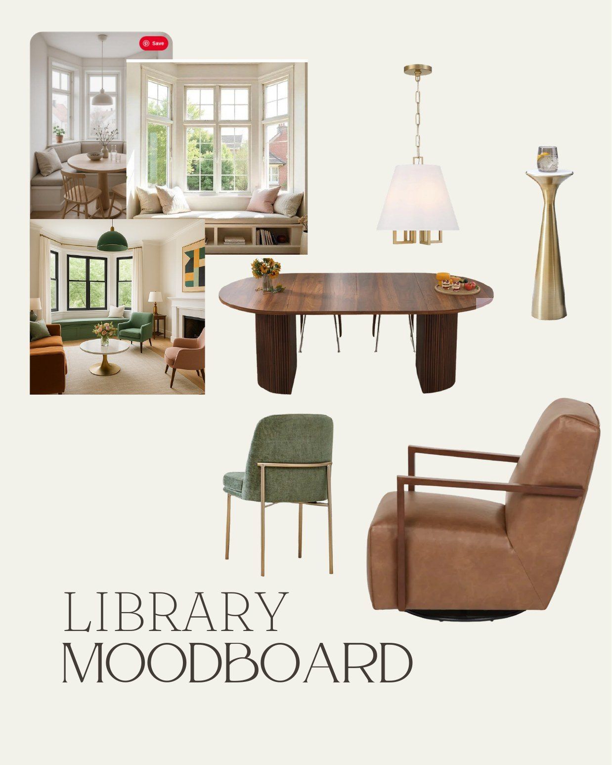 Library mood board